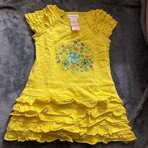 Cherokee yellow baby dress